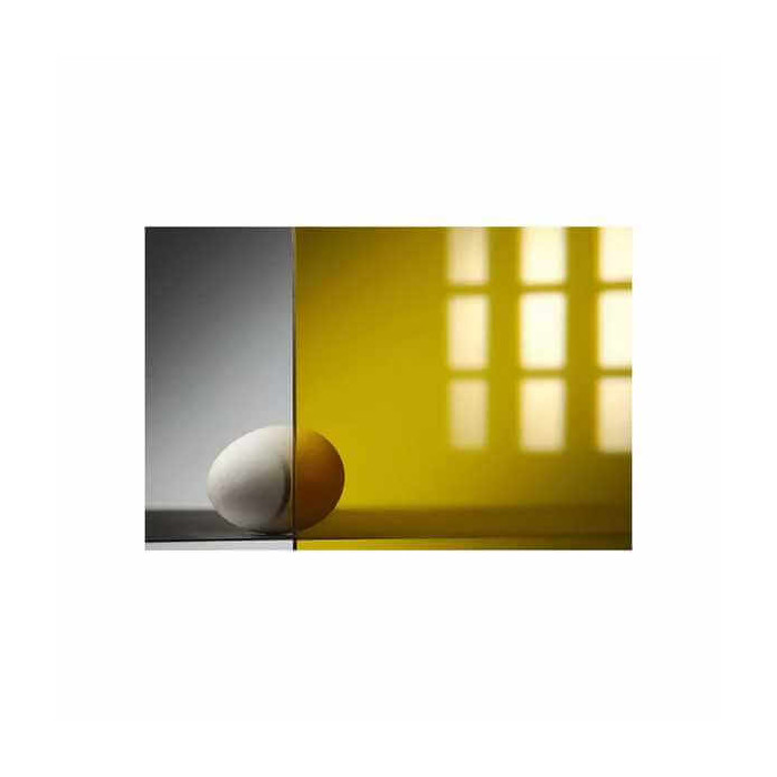 Монолитный поликарбонат 15 мм КИВИ желтый 2050х3050 мм